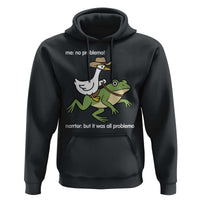 Cowboy Goose Meme Hoodie Funny Frog Me No Problemo Narrator - Wonder Print Shop