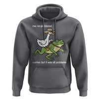 Cowboy Goose Meme Hoodie Funny Frog Me No Problemo Narrator - Wonder Print Shop