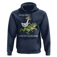 Cowboy Goose Meme Hoodie Funny Frog Me No Problemo Narrator - Wonder Print Shop