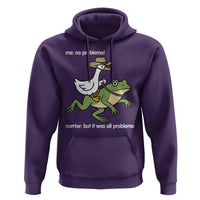 Cowboy Goose Meme Hoodie Funny Frog Me No Problemo Narrator - Wonder Print Shop