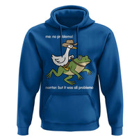 Cowboy Goose Meme Hoodie Funny Frog Me No Problemo Narrator - Wonder Print Shop