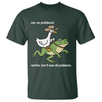 Cowboy Goose Meme T Shirt Funny Frog Me No Problemo Narrator - Wonder Print Shop
