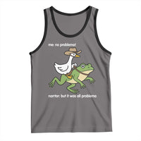 Cowboy Goose Meme Tank Top Funny Frog Me No Problemo Narrator - Wonder Print Shop