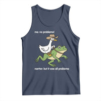 Cowboy Goose Meme Tank Top Funny Frog Me No Problemo Narrator - Wonder Print Shop