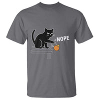 No Kings Protest T Shirt Funny Cat Kicking Crown - Wonder Print Shop