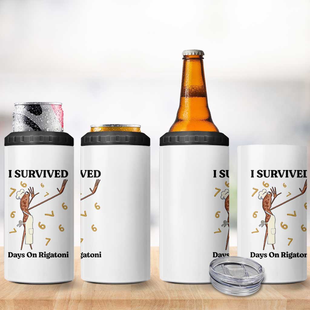 Marcus The Worm Meme 4 in 1 Can Cooler Tumbler Funny 67 Six Seven Brain Rot - Wonder Print Shop