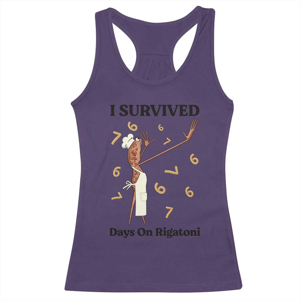 Marcus The Worm Meme Racerback Tank Top Funny 67 Six Seven Brain Rot - Wonder Print Shop