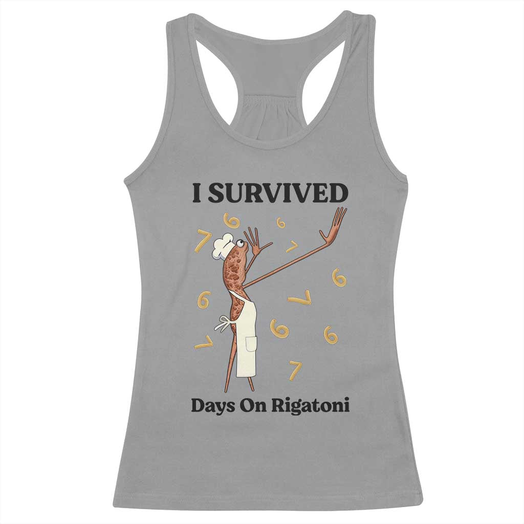 Marcus The Worm Meme Racerback Tank Top Funny 67 Six Seven Brain Rot - Wonder Print Shop