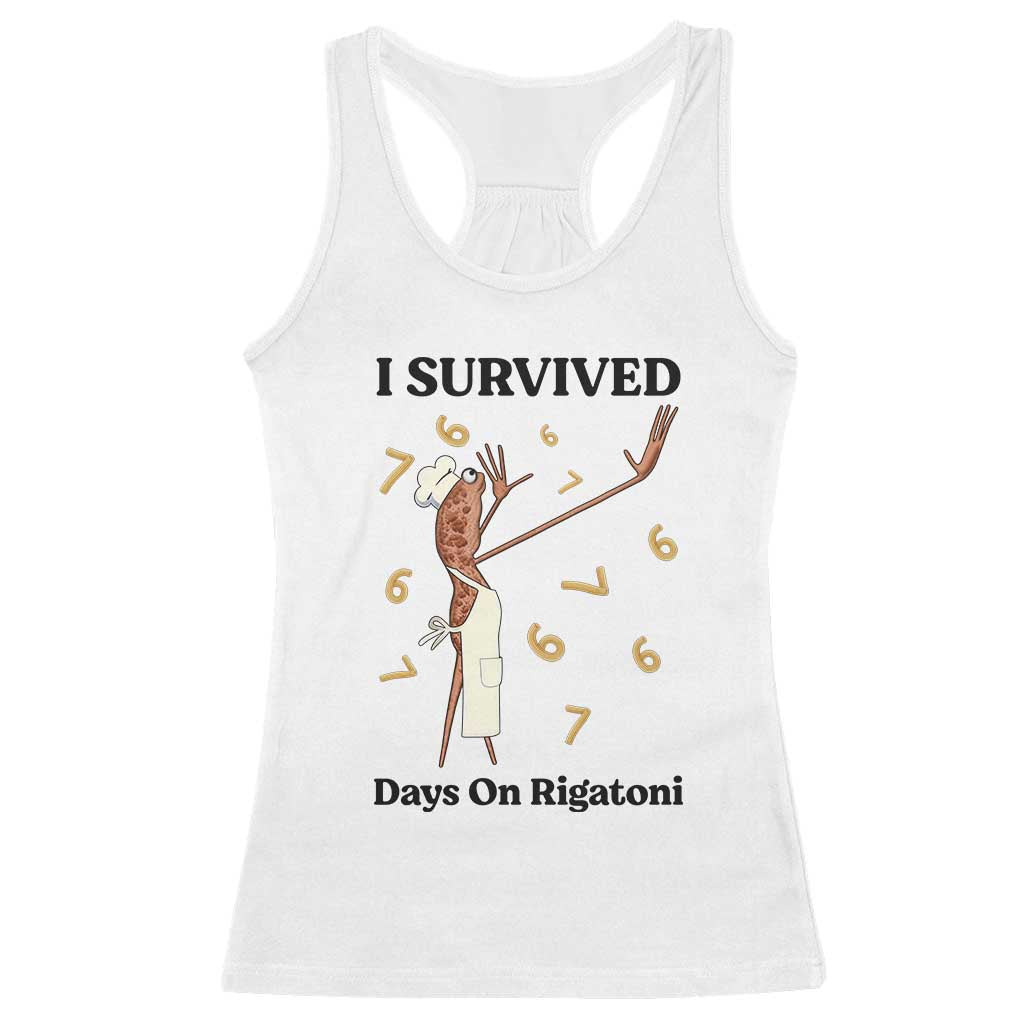 Marcus The Worm Meme Racerback Tank Top Funny 67 Six Seven Brain Rot - Wonder Print Shop