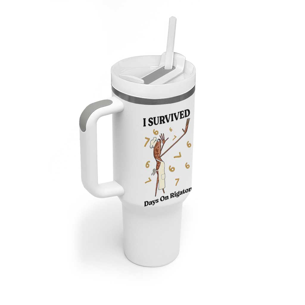Marcus The Worm Meme Tumbler With Handle Funny 67 Six Seven Brain Rot - Wonder Print Shop