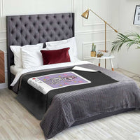 Anti Valentine Throw Blanket Funny Skeleton Selfie Meme - Wonder Print Shop