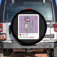 Anti Valentine Spare Tire Cover Funny Skeleton Selfie Meme - Wonder Print Shop