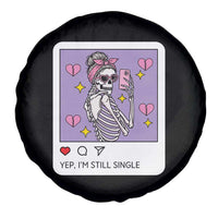 Anti Valentine Spare Tire Cover Funny Skeleton Selfie Meme - Wonder Print Shop