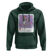 Anti Valentine Hoodie Funny Skeleton Selfie Meme - Wonder Print Shop