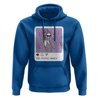 Anti Valentine Hoodie Funny Skeleton Selfie Meme - Wonder Print Shop