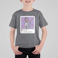 Anti Valentine T Shirt For Kid Funny Skeleton Selfie Meme - Wonder Print Shop