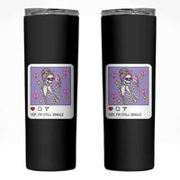 Anti Valentine Skinny Tumbler Funny Skeleton Selfie Meme - Wonder Print Shop