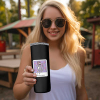 Anti Valentine Skinny Tumbler Funny Skeleton Selfie Meme - Wonder Print Shop