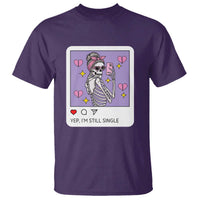 Anti Valentine T Shirt Funny Skeleton Selfie Meme - Wonder Print Shop