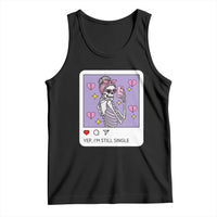 Anti Valentine Tank Top Funny Skeleton Selfie Meme - Wonder Print Shop