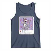 Anti Valentine Tank Top Funny Skeleton Selfie Meme - Wonder Print Shop