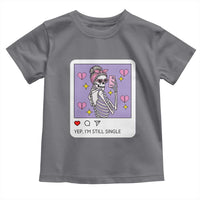 Anti Valentine Toddler T Shirt Funny Skeleton Selfie Meme - Wonder Print Shop