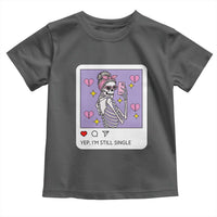Anti Valentine Toddler T Shirt Funny Skeleton Selfie Meme - Wonder Print Shop