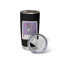 Anti Valentine Tumbler Cup Funny Skeleton Selfie Meme - Wonder Print Shop