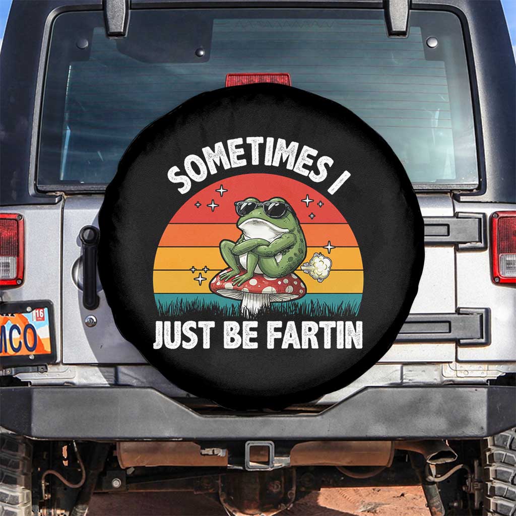Funny Frog Meme Spare Tire Cover Sometimes I Just Be Fartin - Wonder Print Shop