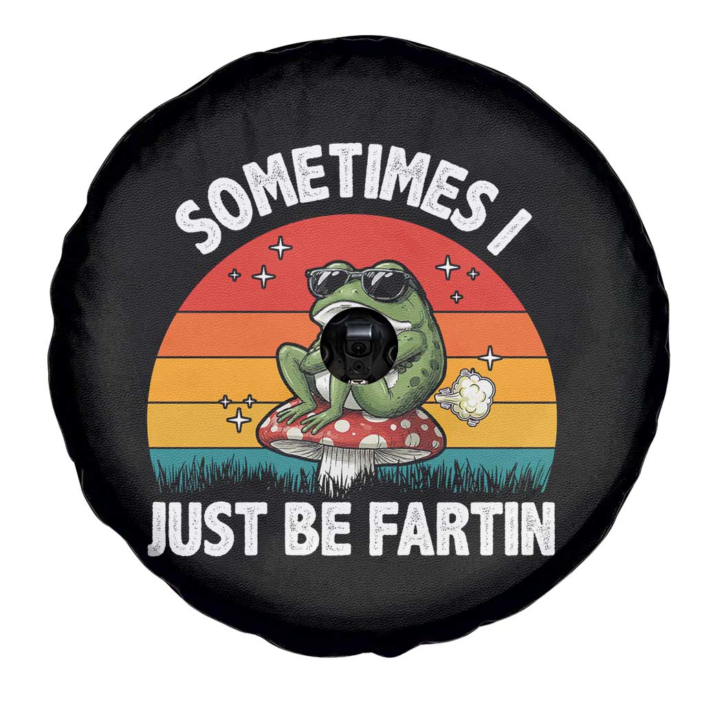 Funny Frog Meme Spare Tire Cover Sometimes I Just Be Fartin - Wonder Print Shop