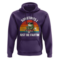 Funny Frog Meme Hoodie Sometimes I Just Be Fartin - Wonder Print Shop