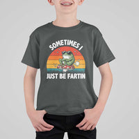 Funny Frog Meme T Shirt For Kid Sometimes I Just Be Fartin - Wonder Print Shop