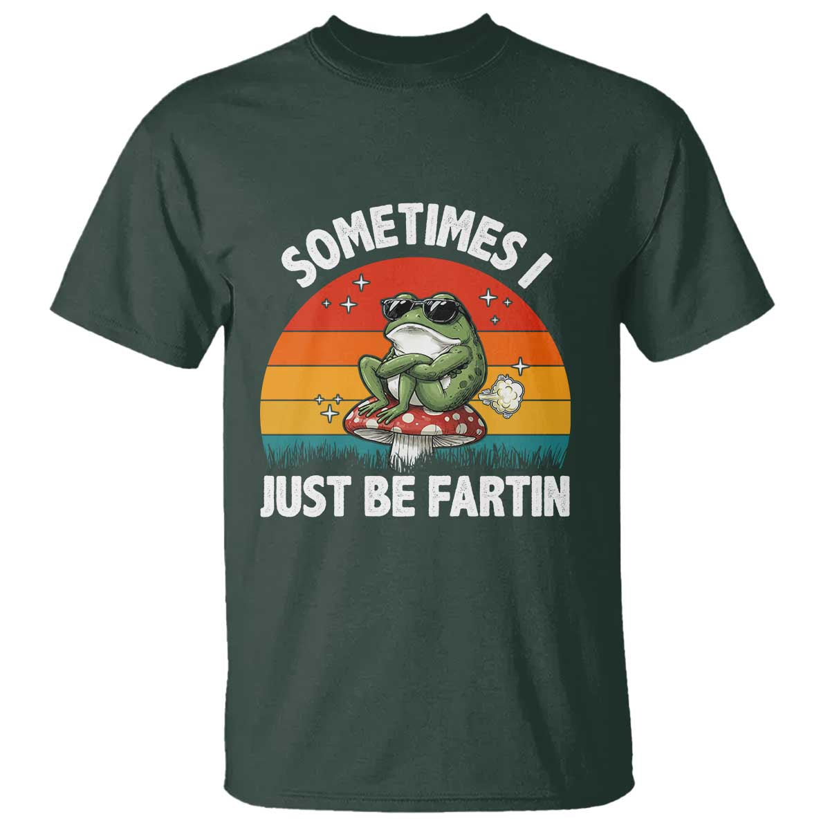 Funny Frog Meme T Shirt Sometimes I Just Be Fartin - Wonder Print Shop