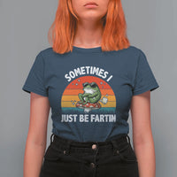 Funny Frog Meme T Shirt For Women Sometimes I Just Be Fartin - Wonder Print Shop