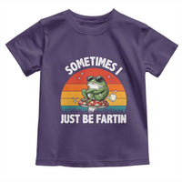 Funny Frog Meme Toddler T Shirt Sometimes I Just Be Fartin - Wonder Print Shop