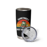 Funny Frog Meme Tumbler Cup Sometimes I Just Be Fartin - Wonder Print Shop