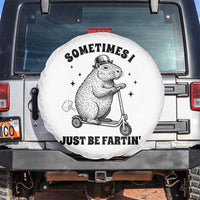 Funny Groundhog Scooter Spare Tire Cover Sometimes I Just Be Fartin - Wonder Print Shop