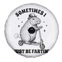Funny Groundhog Scooter Spare Tire Cover Sometimes I Just Be Fartin - Wonder Print Shop