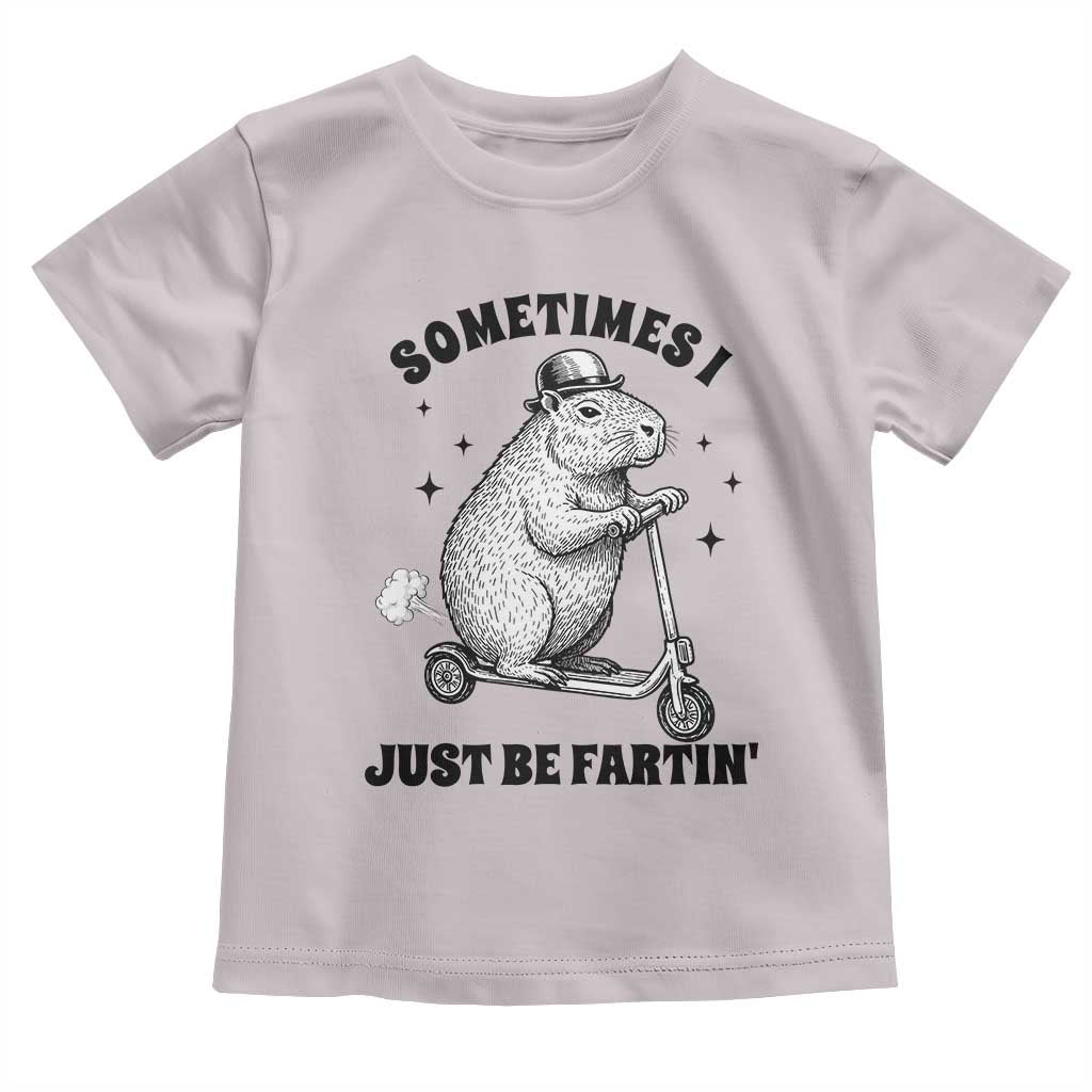 Funny Groundhog Scooter Toddler T Shirt Sometimes I Just Be Fartin - Wonder Print Shop