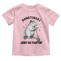 Funny Groundhog Scooter Toddler T Shirt Sometimes I Just Be Fartin - Wonder Print Shop