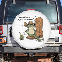 Funny Cowboy Frog Spare Tire Cover Sometimes I Just Be Fartin - Wonder Print Shop