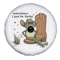 Funny Cowboy Frog Spare Tire Cover Sometimes I Just Be Fartin - Wonder Print Shop
