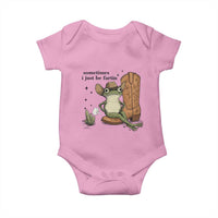Funny Cowboy Frog Baby Onesie Sometimes I Just Be Fartin - Wonder Print Shop