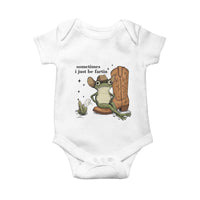 Funny Cowboy Frog Baby Onesie Sometimes I Just Be Fartin - Wonder Print Shop