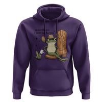 Funny Cowboy Frog Hoodie Sometimes I Just Be Fartin - Wonder Print Shop