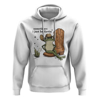Funny Cowboy Frog Hoodie Sometimes I Just Be Fartin - Wonder Print Shop