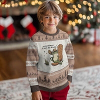 Funny Cowboy Frog Ugly Christmas Sweater Sometimes I Just Be Fartin - Wonder Print Shop