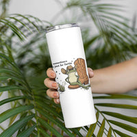 Funny Cowboy Frog Skinny Tumbler Sometimes I Just Be Fartin - Wonder Print Shop
