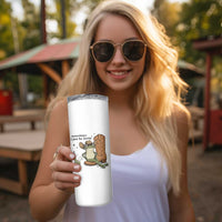Funny Cowboy Frog Skinny Tumbler Sometimes I Just Be Fartin - Wonder Print Shop