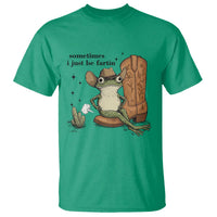 Funny Cowboy Frog T Shirt Sometimes I Just Be Fartin - Wonder Print Shop